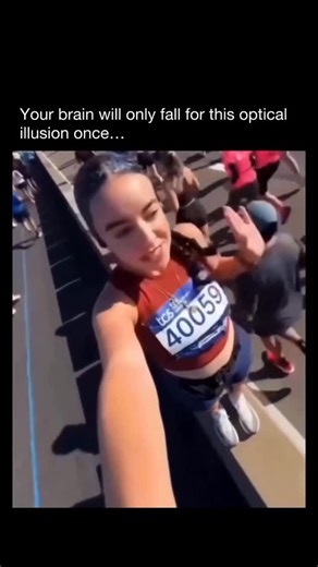 AI | Tech | Science | Explaining | World | Follow us (@explainingworld ) for more! 👀 In this optical illusion, known as induced motion or vection, a stationary woman on a median... | Instagram