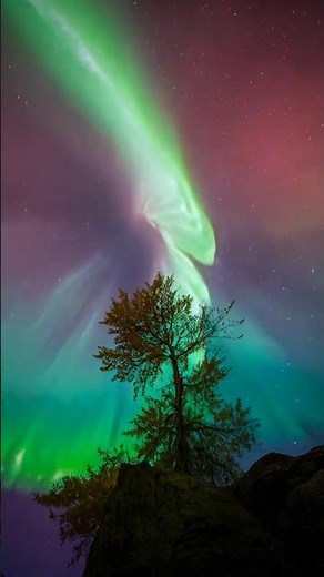 Timelapse – Severe Solar Storm 11/11/2025. North America just lit up like a cosmic neon sign