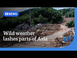 10K views · 30 reactions | At least 18 people have been killed in South Korea after days of heavy rain triggered flooding and landslides. Emergency officials say the death toll could rise even further. It comes as stormy conditions and typhoons sweep through other parts of Asia. | ABC Asia | Facebook