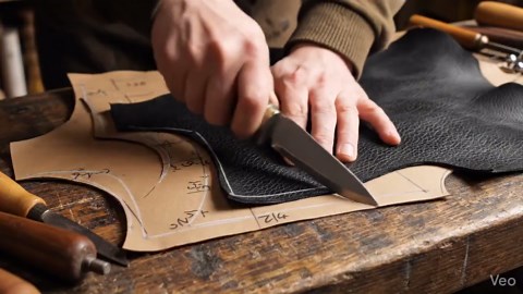 Men's Punk Rock Leather Jacket – Studded Spiked Embroidery Patch Biker Moto