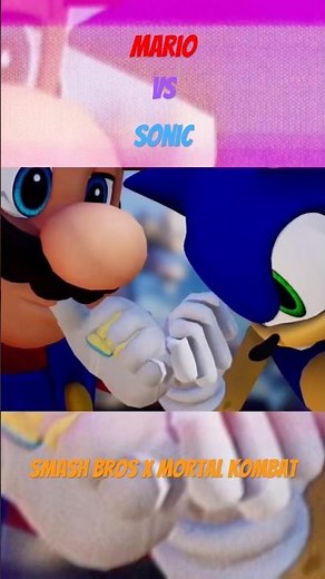 Mario vs Sonic in Mortal Kombat 1 #mario#sonic#mortalkombat#mk#mk1#gaming#fyp#shorts#mods#smashbros