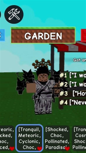 Biggest valuable bone blossom fruit in grow a garden #roblox #viral #growagarden