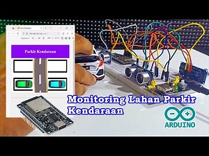 Proximity sensor esp32: Online Based Parking Lot Monitoring #esp32 #sensorultrasonic #Iot #phpmysql