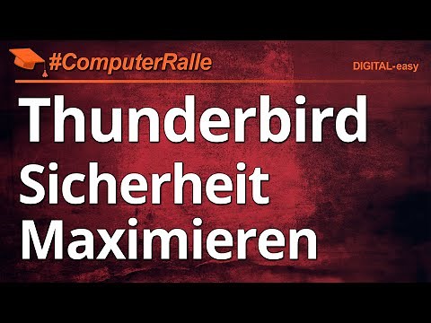 Thunderbird - NO ONE steals my emails - Security guide - Securing your email client