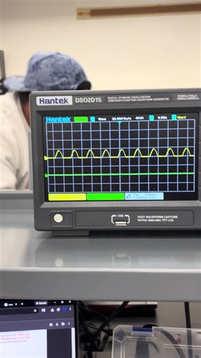 Arduino AC to DC power supply oscilloscope reading #arduino #arduinoproject #automobile