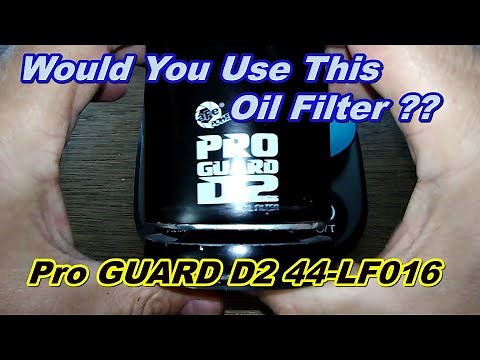Pro Guard Oil Filter Cut Open D2 44-LF016 Oil Filter Review