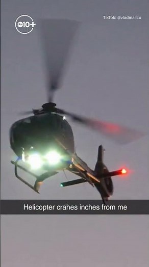Sacramento helicopter crash: Social media video of the crash