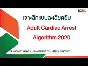 เจาะลึกแบบละเอียดยิบ Adult Cardiac Arrest Algorithm 2020