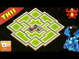 The BEST Town Hall 11 Base Design in Clash of Clans!