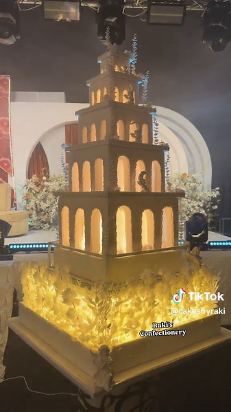 Showstopper Wedding Cake by Celebrity Baker Ruby Ojiakor