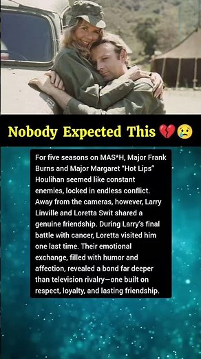 MAS*H’s Most Heartbreaking Goodbye: Larry Linville & Loretta Swit. #celebritynews #celebrityfacts