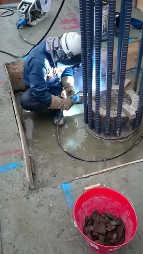 杭頭筋補強溶接工事