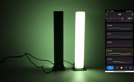 Smart RGB Light Bar, Music Sync Gaming Light Bars for Desk, Color Changing LED Lights TV Backlight with Timer Function, Brightness Speed Adustable, Compatible with Alexa, 2-Pack