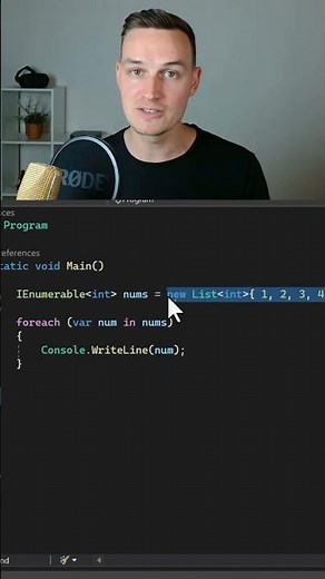 C# IEnumerable einfach erklärt #shorts #csharp #tutorial