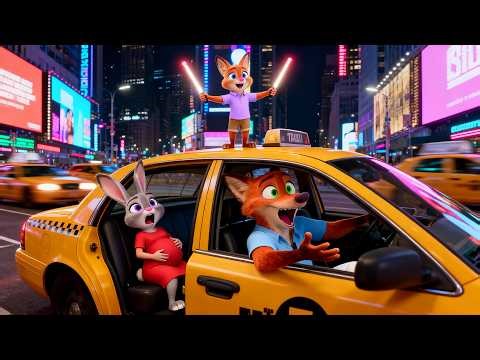Zootopia 2 | Judy Is Giving Birth Right in the Taxi? | 😱 Nick Fainted! 🚕💥