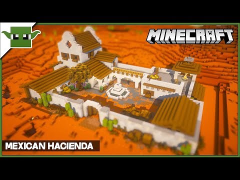 How to Build a Mexican Hacienda in Minecraft - Full Tutorial