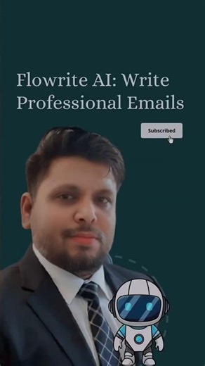 Flowrite AI: Write Professional Emails From One Line Prompt | Productivity Hack 2025 #ai #motivation