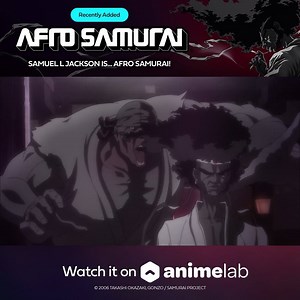 In a strange world of swords, guns & kimonos, cell phones & cybernetics, Afro Samurai seeks revenge from a man named Justice. Samuel L Jackson Is... Afro Samurai! ⚔️ Now Streaming on AnimeLab! http://mad.mn/afro-samurai | Funimation