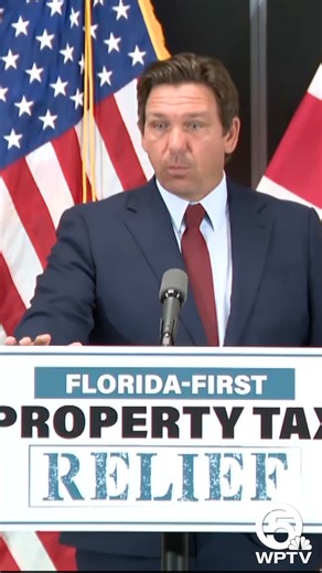 TAX TALK 💰 Gov. Ron DeSantis is proposing a $1,000 rebate on property taxes for Florida homestead residents. This comes after the Florida House of Representatives proposed last week to cut sales tax from 6% to 5.25%. The governor is pushing back on the proposed sales tax cut, saying those changes would do more to help tourists and not Floridians. #news #florida #floridanews #money #tax | WPTV