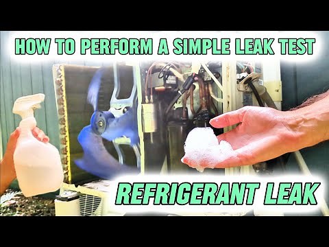 How to Perform a Mini-Split Refrigerant Leak Test with Soapy Water