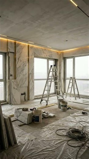 Living Room Makeover in 17 Seconds | Timelapse Renovation Transformation