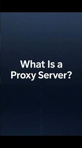 What Is a Proxy Server? #shorts