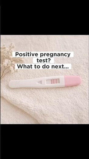 Positive pregnancy test? What to do next …. 👶 #pregnancy #pregnant #uk#pregnancytips #nhspregnancy