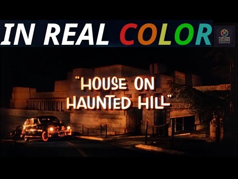 🏚️ House on Haunted Hill (1959) — Vincent Price — In Real Color — Full Movie — 1080p
