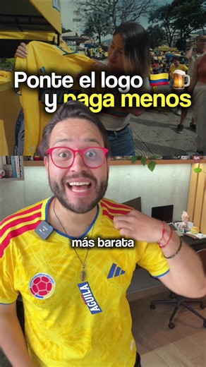 Gran campaña de Cerveza Águila para promocionar su marca con la Selección de Colombia 🍺🇨🇴 #marketing