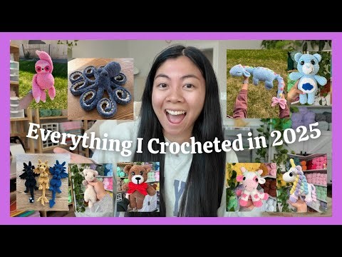 Everything I Crocheted in 2025: Best Sellers, Ranking My Patterns, and Revealing My Favorite Makes 🧶