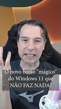 The new "magic" Windows 11 button that DOES NOTHING! 🤡