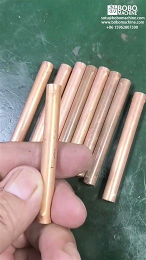 Stop Welding Errors! Use This Tube Double Dimple Forming Machine for Manifold Header 🔥