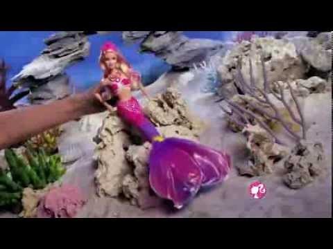 2014 ° BARBIE: THE PEARL PRINCESS 2in1 Transforming mermaid Doll Commercial