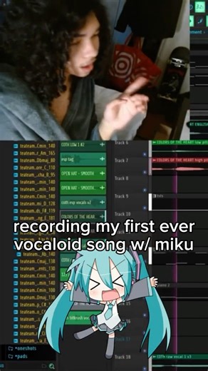 how i made my first vocaloid song… #vocaloid #hatsunemiku