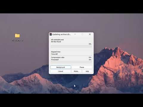 SFX File complete creation step by step guide