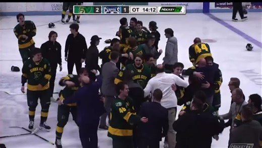 Here’s a look back at the game winner, celebration, and players raising the Cup… all set to our calling card! One week as champs!! | Sioux City Musketeers