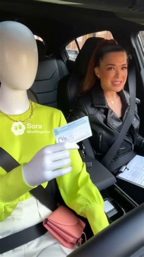 When Mannequins Take their DMV Drivers License Exam drivers test everyone wins #schooldriver
