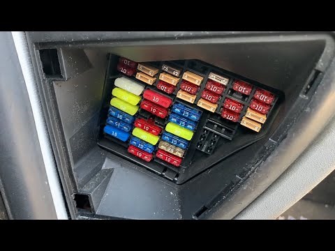 1998-2011 Volkswagen New Beetle Fuse Box Location