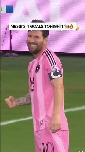 MESSI SCORES 4 GOALS! 🐐🔥 | All Four Goals Tonight