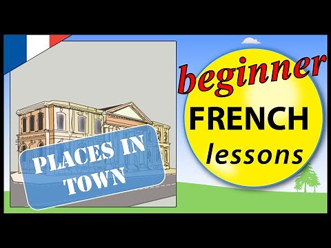 Places in town in French | Beginner French Lessons for Children