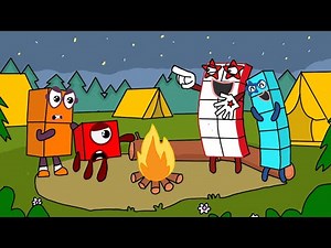 New, Numberblocks go on a camping trip | Numberblocks fanmade coloring story
