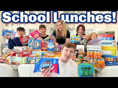 School LUNCH Planning and PREP | Back To School