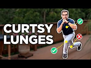 How To Do A Curtsy Lunge I All Levels Guide I By A Doctor Of Physical Therapy