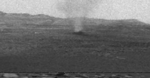 Dust devils on Mars captured on video