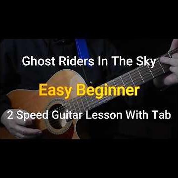 Ghost Riders In The Sky - Easy Acoustic Guitar Cover/Lesson (No Chat) #shorts