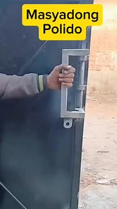 9.1K views · 56 reactions | DIY. Sliding gate handle at lock at the same time #construction #ironworks #diy #metalwork #handmade #tips #design #ideas #fypシ゚ #hack #virals #Amazing #love #diskarte #followers #everyone | Gerald Aldea | Facebook