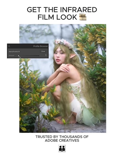  → Raw, surreal & unforgettable ✨ Get the infrared look in seconds. Dreamy color, grain, textures & nostalgic light leaks included. | AI Preset Lab | Facebook