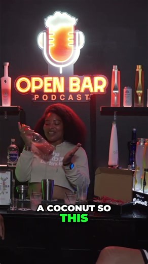 Tropical Cocktail Recipe: Lime, Coconut, and Guava Delight! #shorts