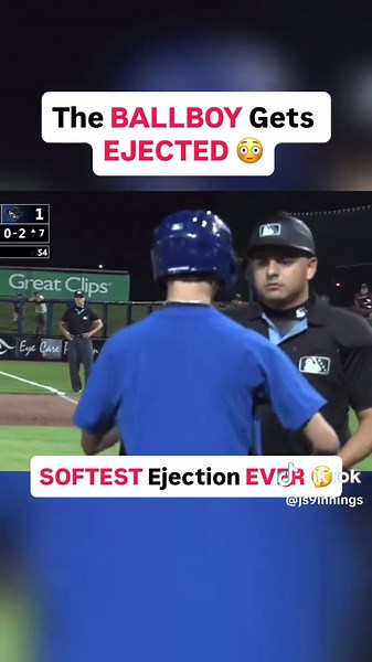 Incredible Ballboy Ejection During a Baseball Game
