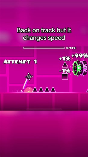 Back on Track in Geometry Dash: Speed Changes Explained